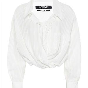 Jacquemus La Chemise Siena Shirt In Off white new